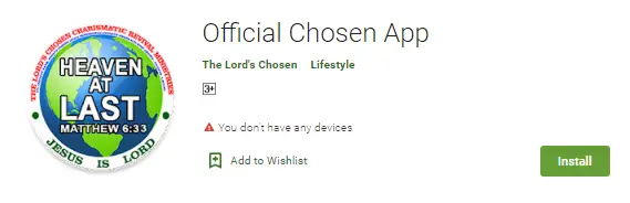 Chosen App On FireStick download